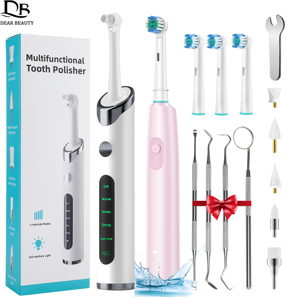 Teeth Whitening Home - Electric Tooth Polisher Dental Scaler Rechargeable