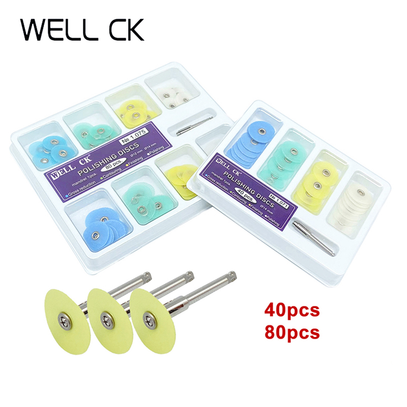 WELL CK 40/80Pcs Dental Polish - Teeth Whitening Home reseña y precio