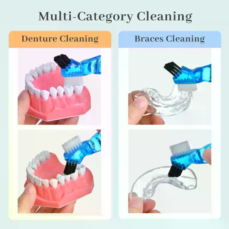 1Pcs Mini Denture Cleaning Bru - Teeth Whitening Brush reseña y precio