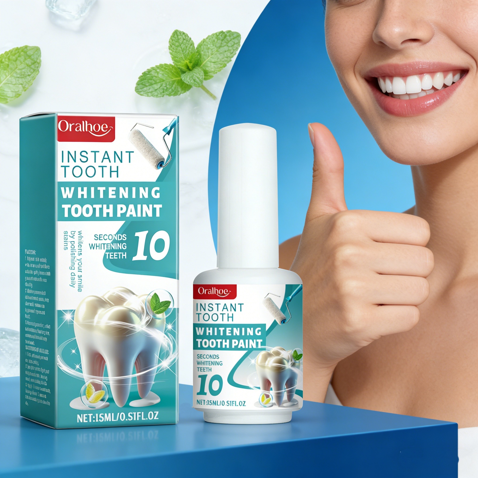 Instant Teeth Whitening Paint  - Teeth Paint Whitening reseña y precio