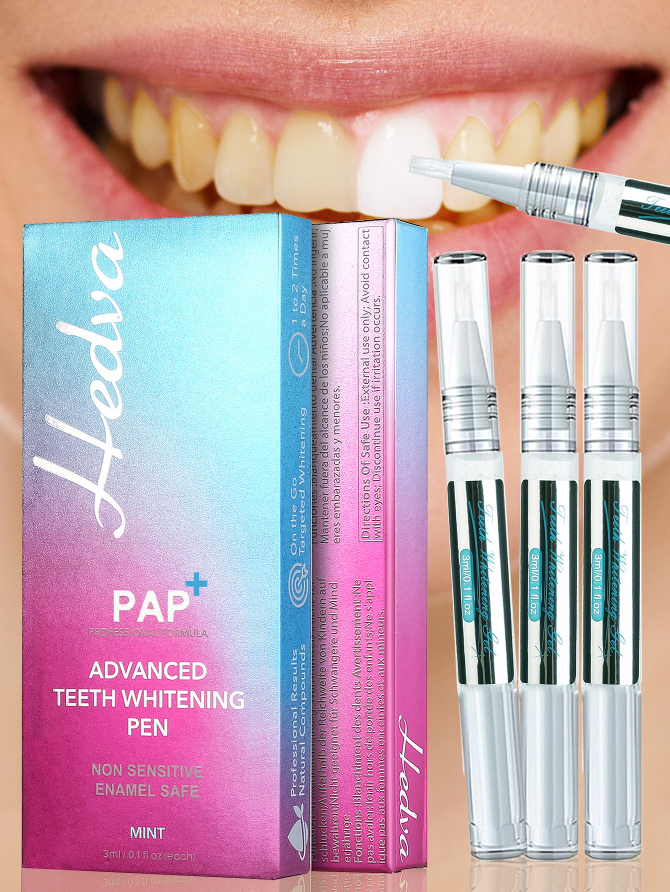 Hedva PAP+ Teeth Whitening Pen - Teeth Paint Whitening reseña y precio