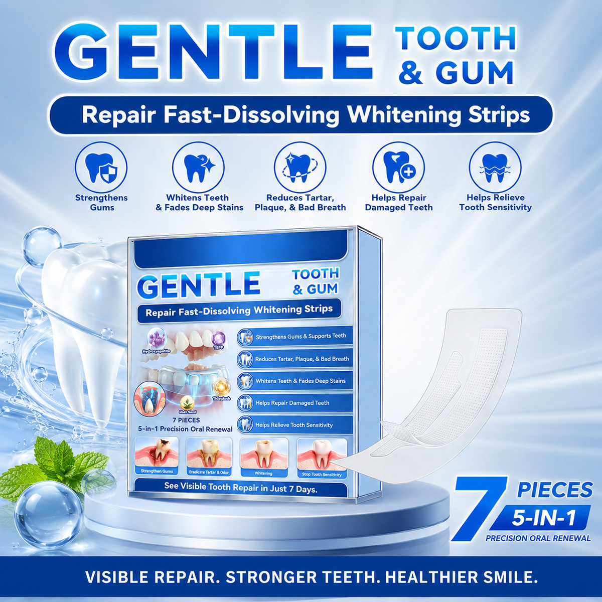 Teeth Whitening Strips Fast Re - Teeth Whitening Results reseña y precio