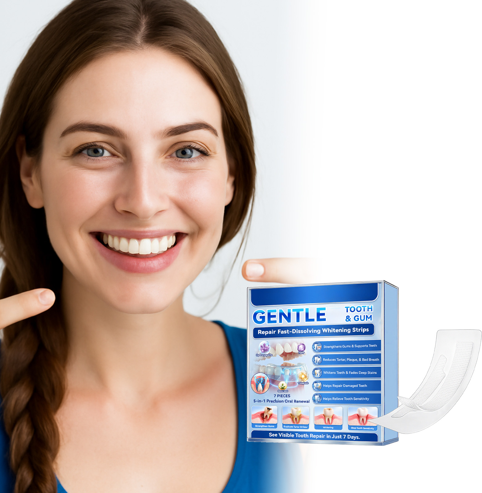 Teeth Whitening Strips Fast Re - Teeth Whitening Results reseña y precio