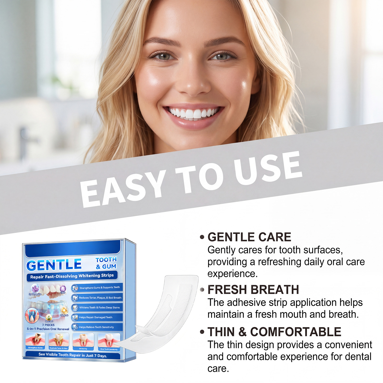 Teeth Whitening Strips Fast Re - Teeth Whitening Results reseña y precio