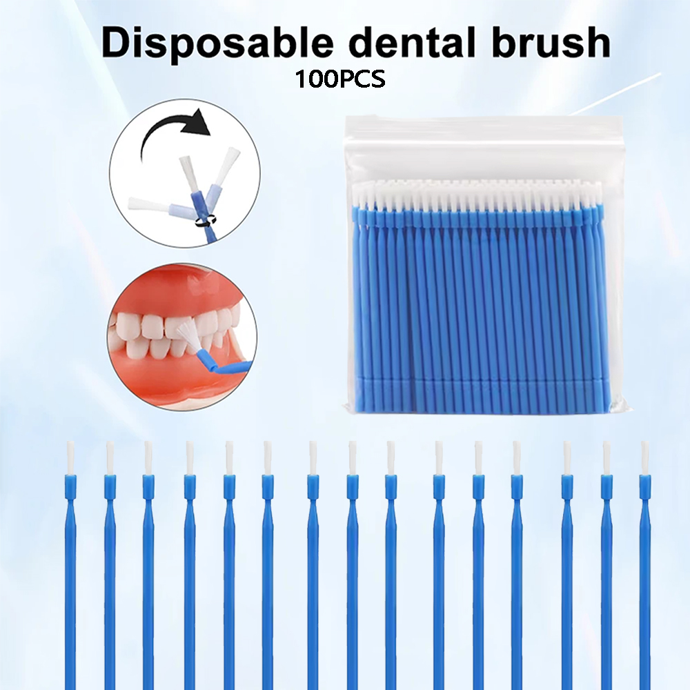 100Pcs Dental Disposable Micro - Teeth Whitening Brush reseña y precio