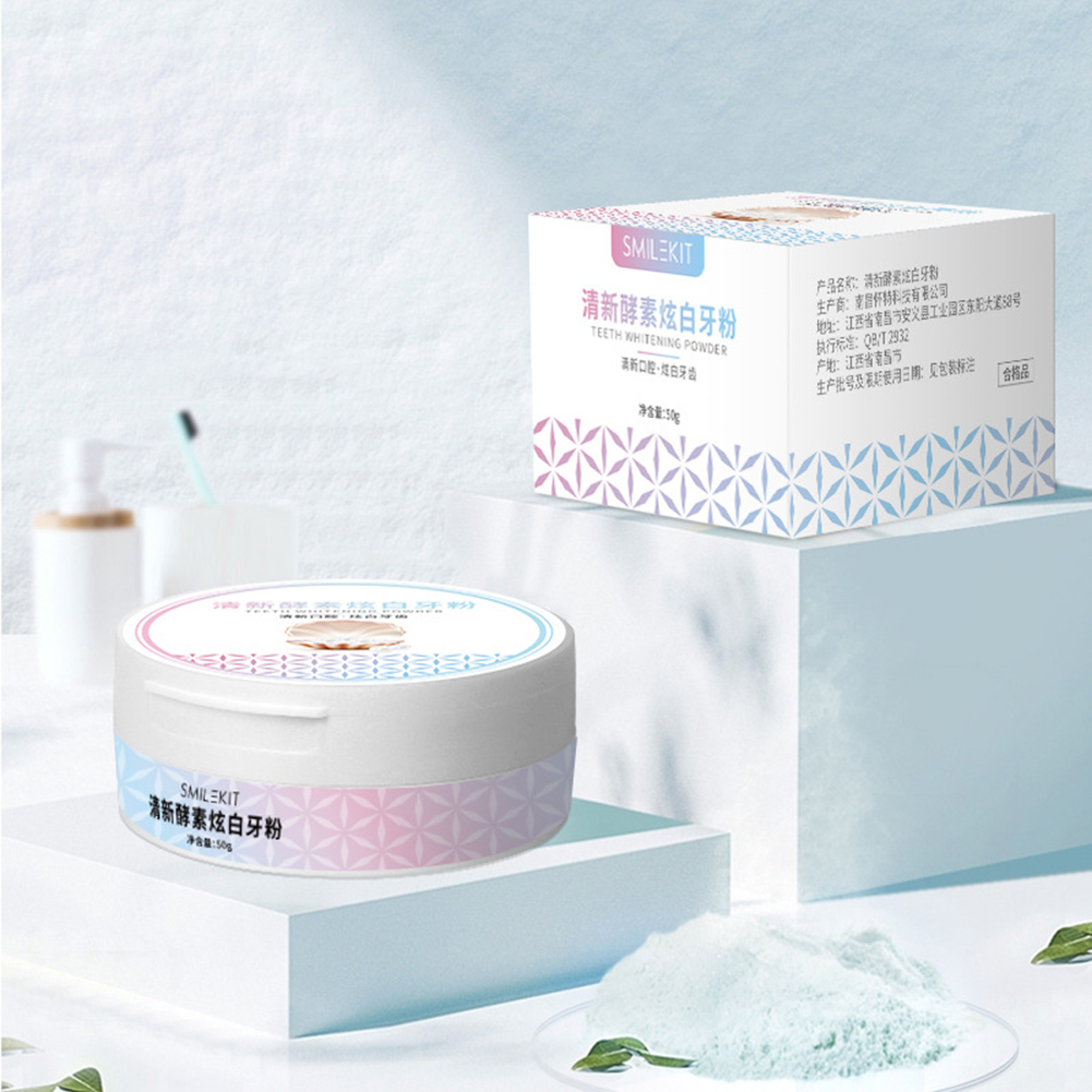 2 Types Teeth Whitening Powder - Teeth Whitening Enzymes reseña y precio