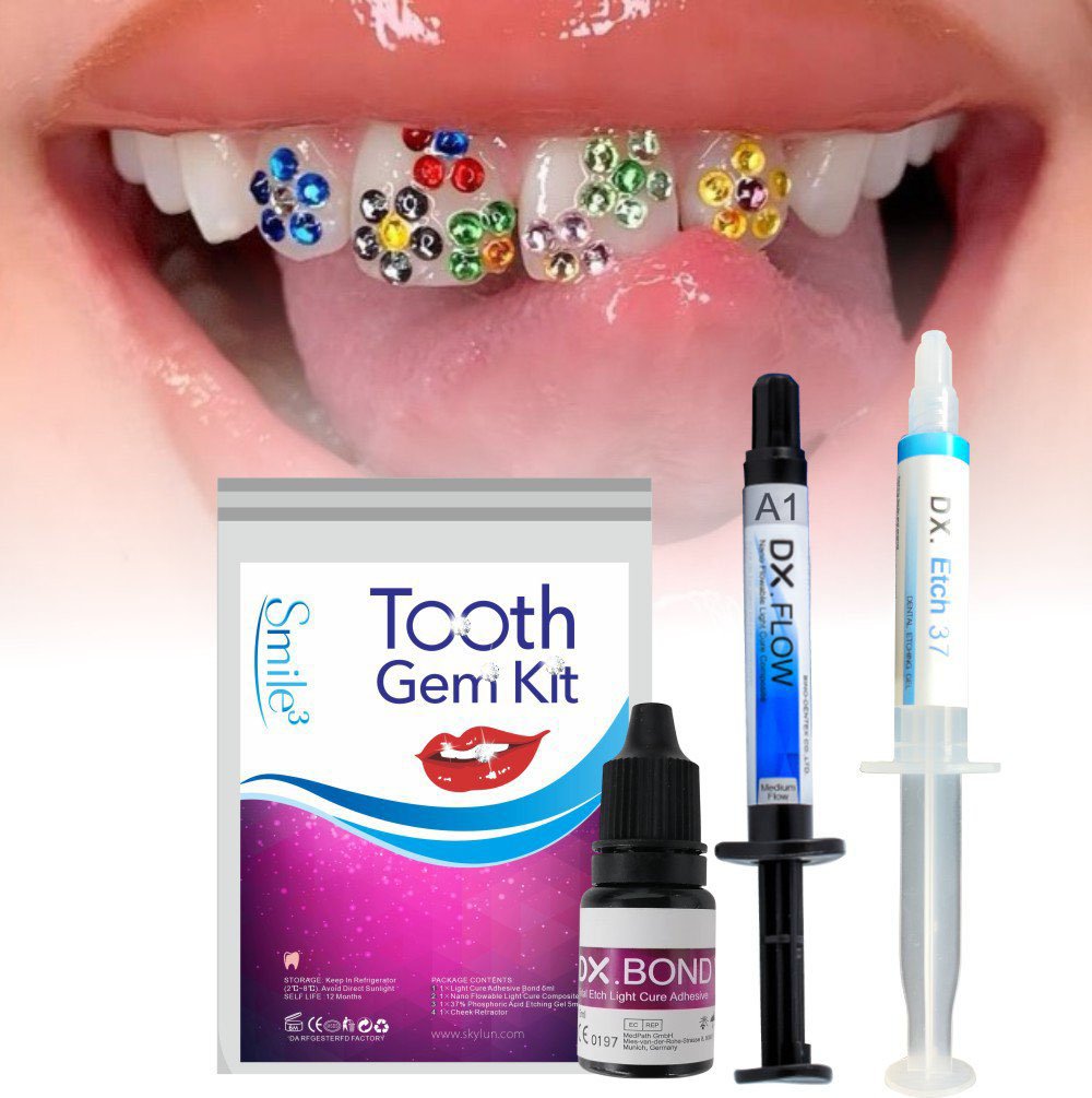 HOT Tooth Gem Kit Teeth Decora - Teeth Whitening Q&M reseña y precio