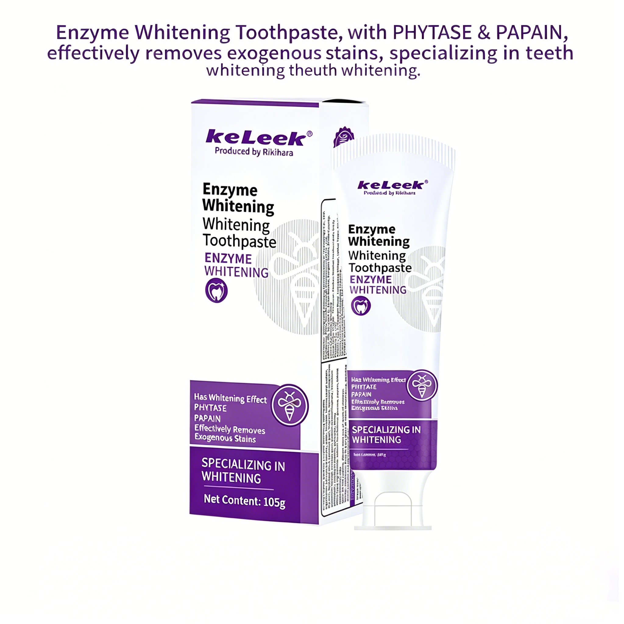 KeLeek Enzyme Whitening Toothp - Teeth Whitening Enzymes reseña y precio