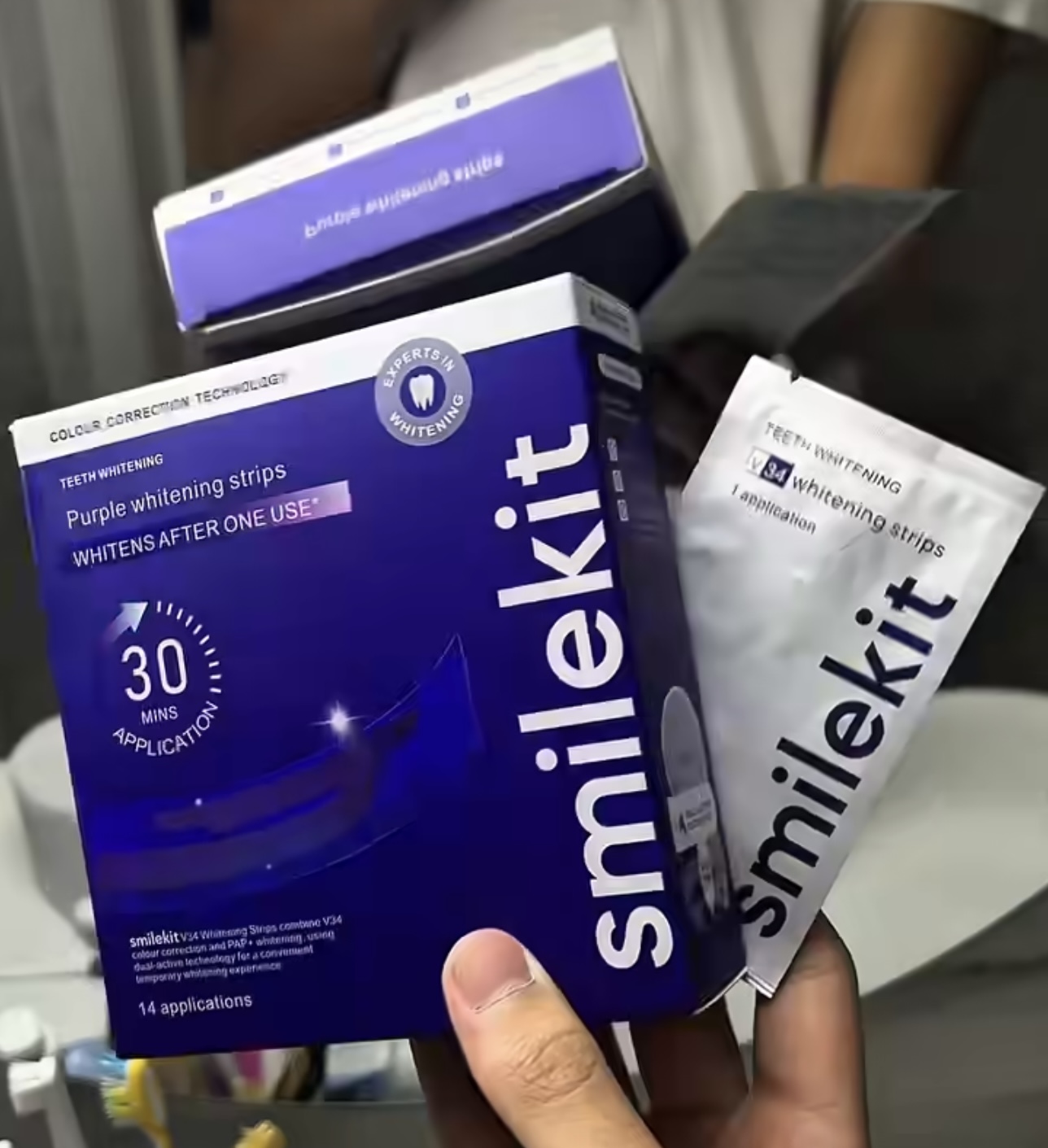 V34 Purple Teeth Whitening Sti - Teeth Whitening Quotes reseña y precio