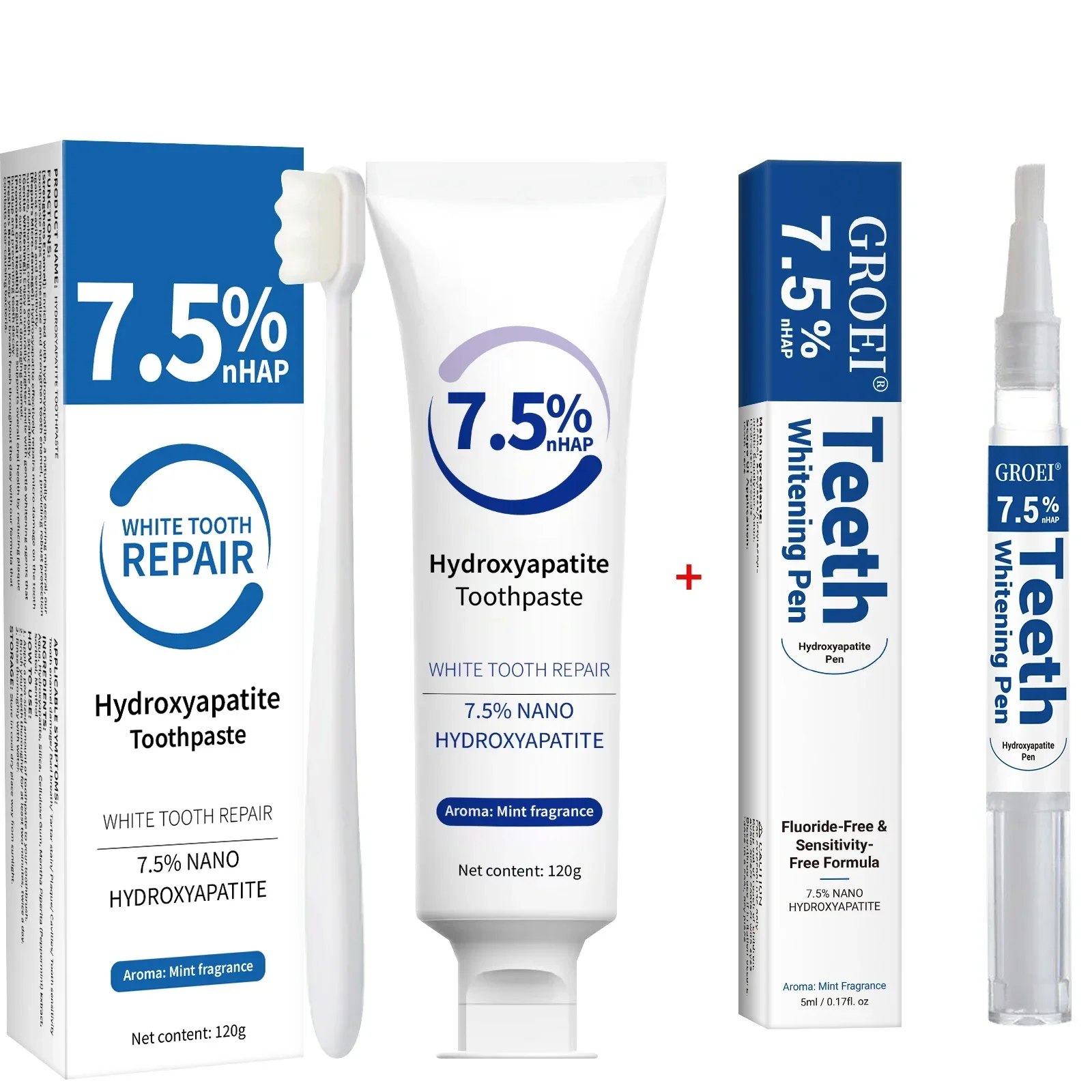 Toothpaste & Whitening Pen Kit - Teeth Whitening Treatment reseña y precio
