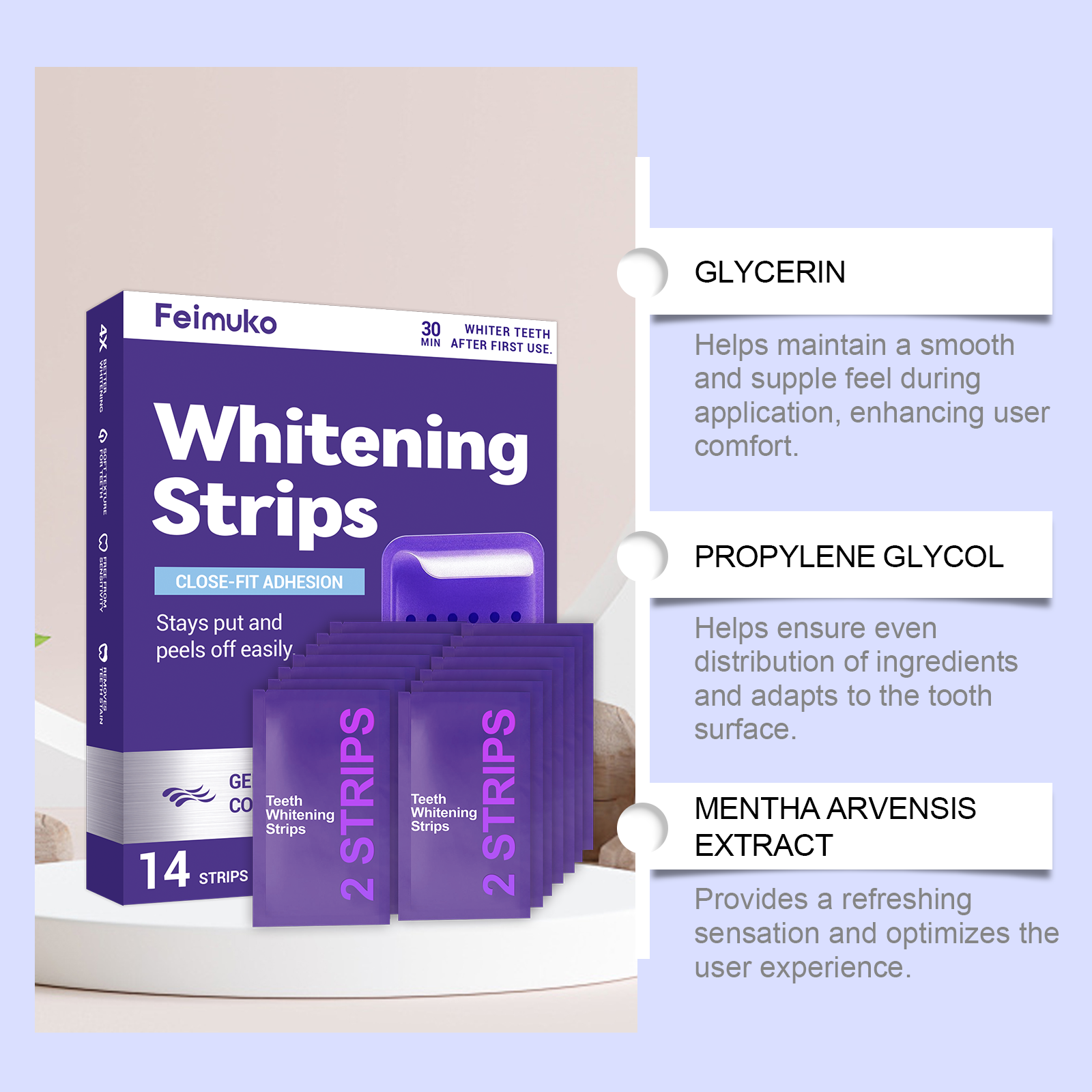 Purple Teeth Whitening Strips  - Teeth Whitening Quotes reseña y precio