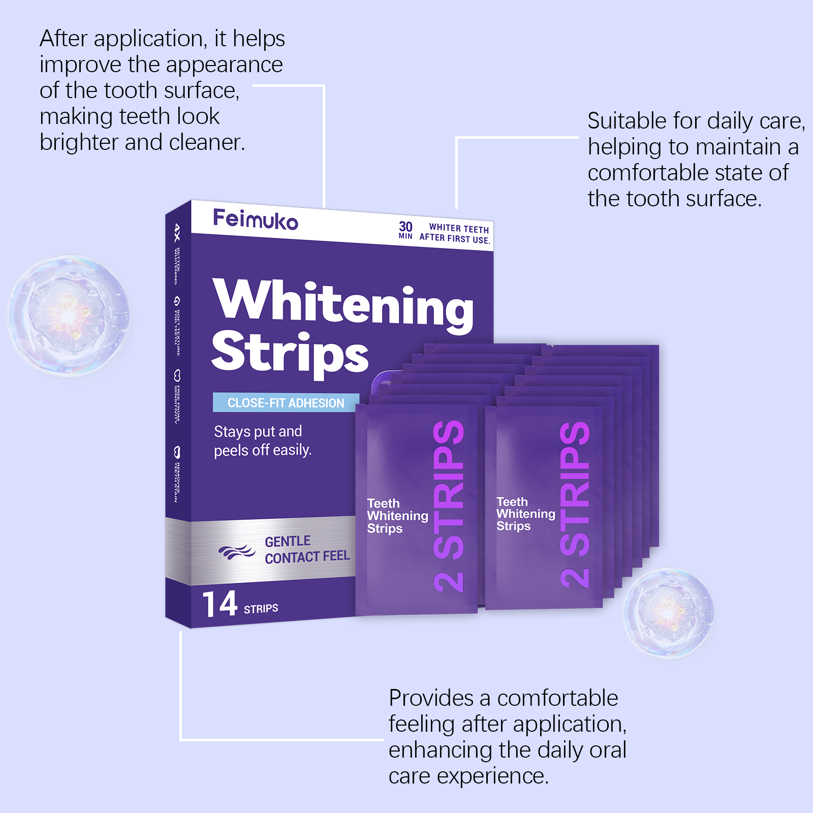 Purple Teeth Whitening Strips  - Teeth Whitening Quotes reseña y precio