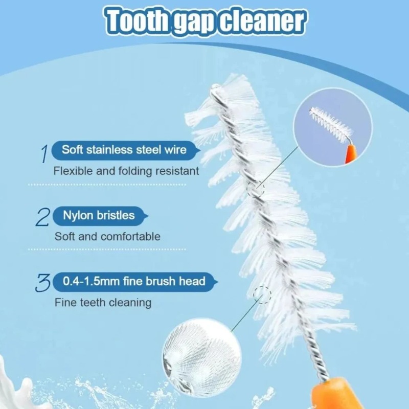 20 Pieces Interdental Brush Bo - Teeth Whitening Brush reseña y precio