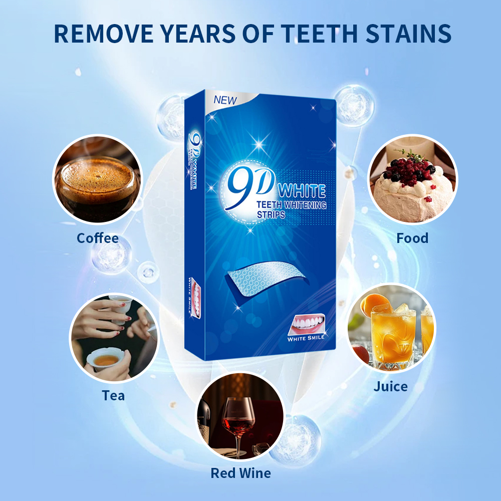 9D White Teeth Whitening Strip - Teeth Whitening In Office reseña y precio