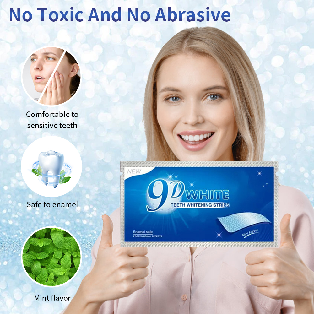 9D White Teeth Whitening Strip - Teeth Whitening In Office reseña y precio