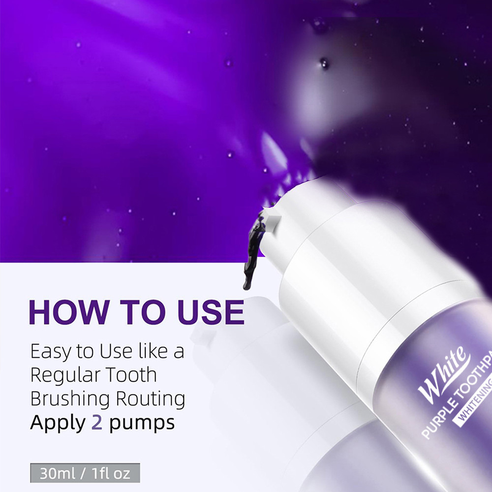 Purple Whitening Toothpaste 30 - Teeth Whitening Treatment reseña y precio