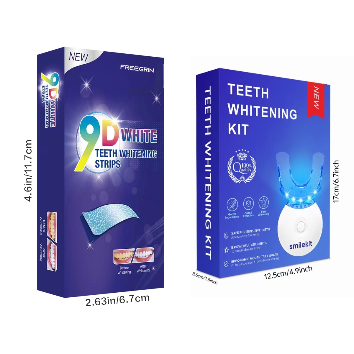 Teeth Whitening Kit - 5X LED L - Teeth Whitening Q&M reseña y precio