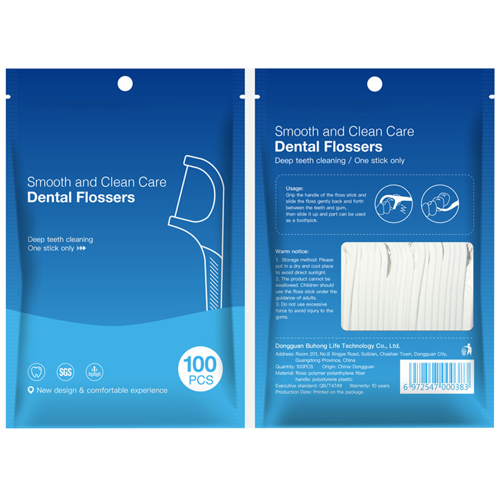 100PCS Dental Floss Dental Flo - Teeth Whitening Brush reseña y precio