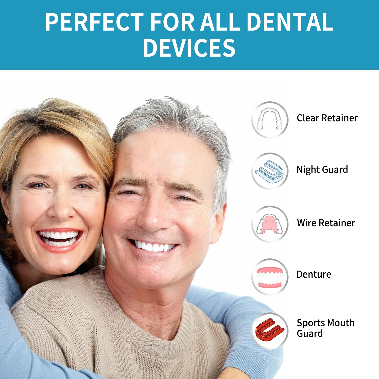 Aligner Denture Cleaner Foam D - Teeth Whitening Treatment reseña y precio