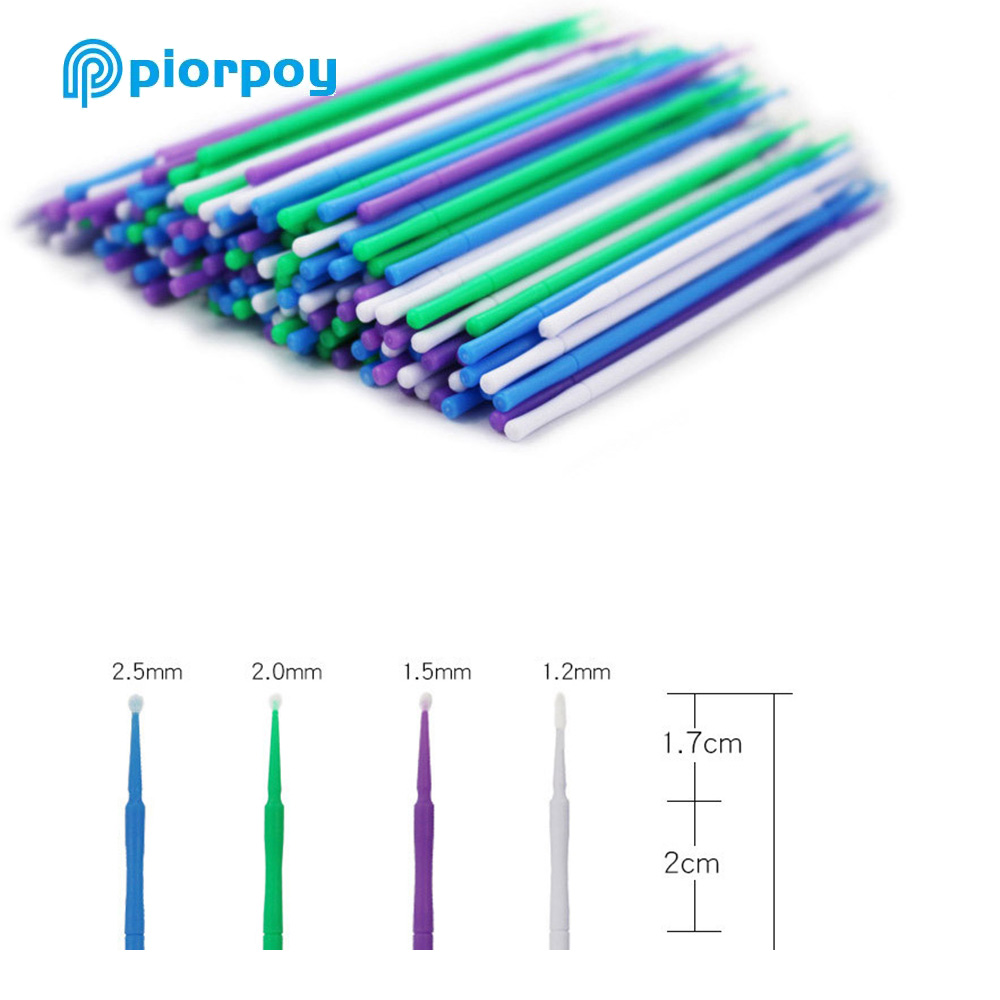 PIORPOY 400Pcs/Box Dental Micr - Teeth Whitening Brush reseña y precio