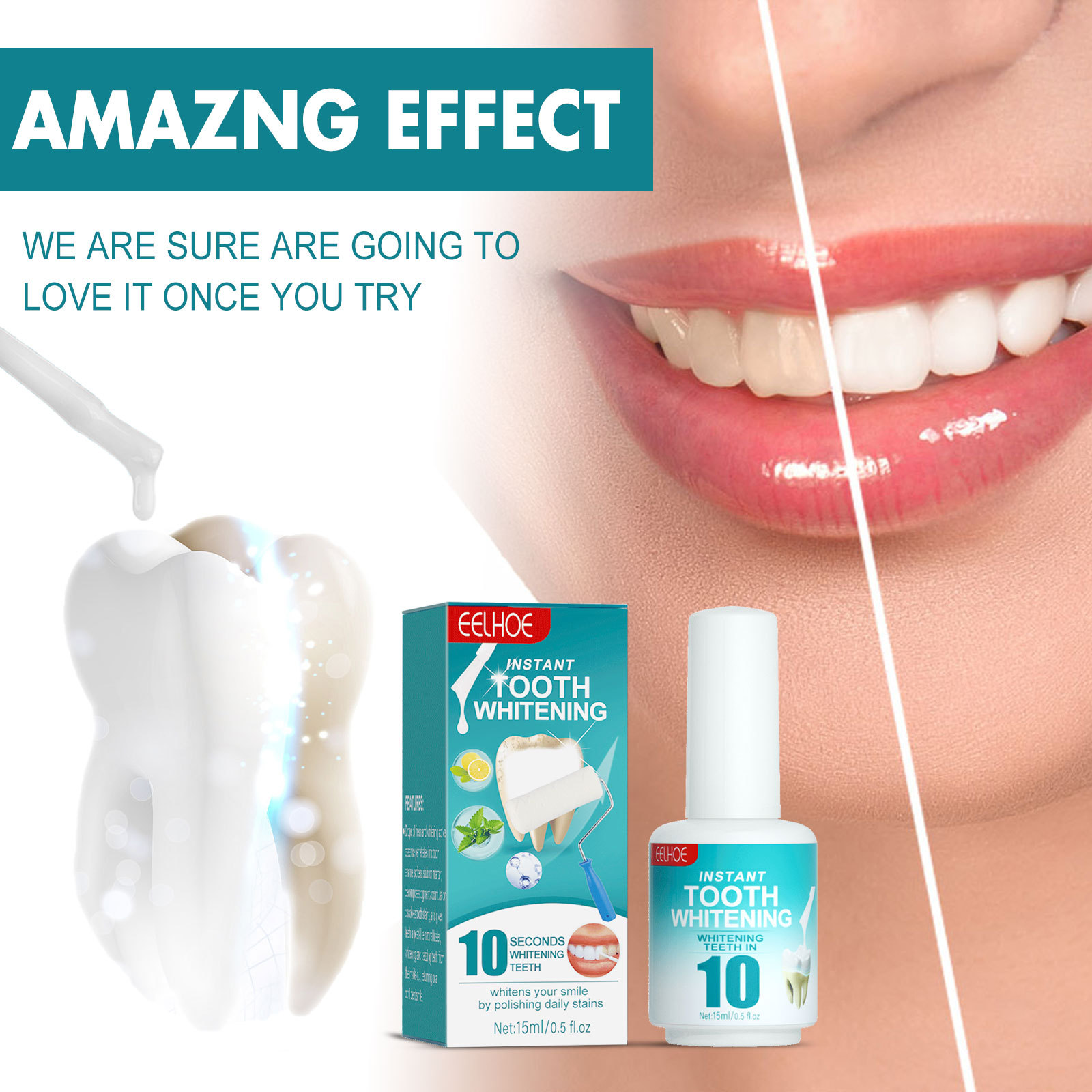 Tooth Whitening Paint Effectiv - Teeth Paint Whitening reseña y precio