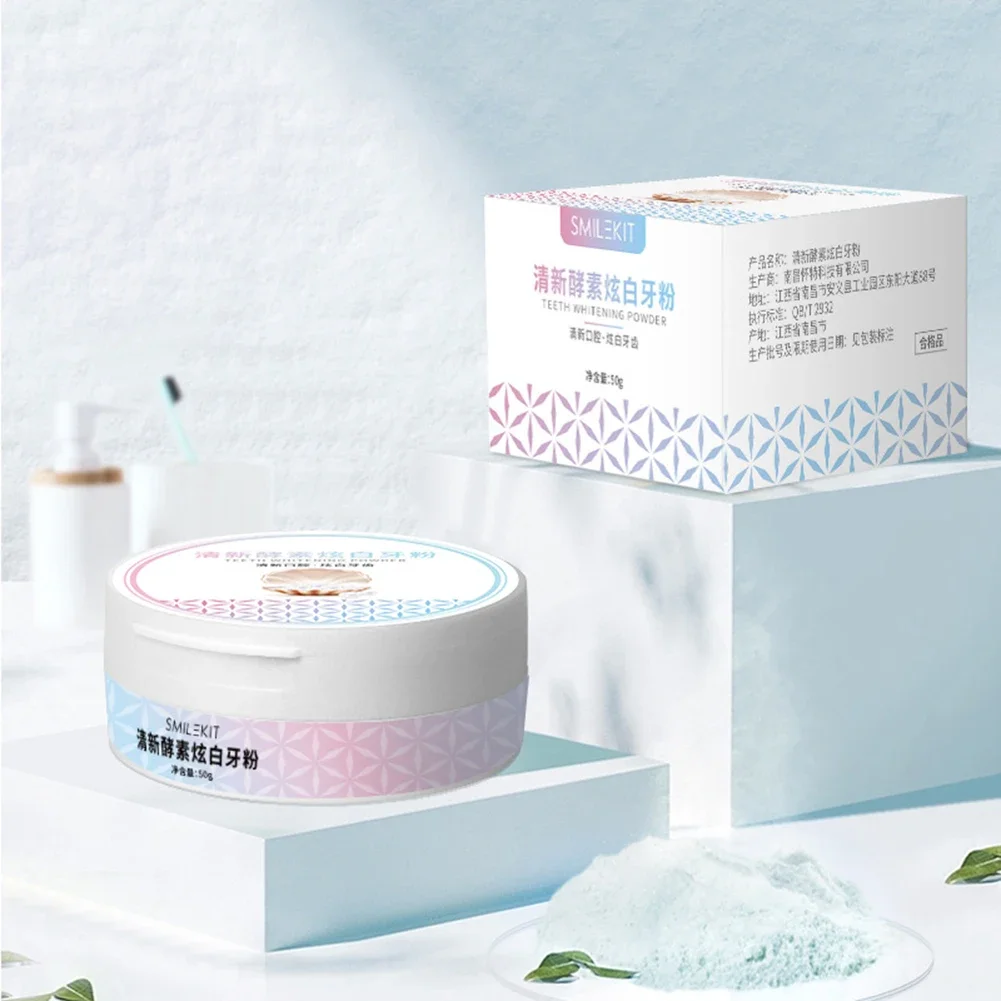 2 Types Teeth Whitening Powder - Teeth Whitening Enzymes reseña y precio