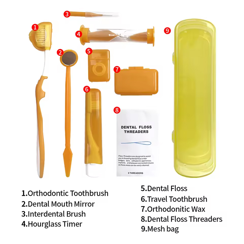 Portable Travel Dental Orthodo - Teeth Whitening Brush reseña y precio