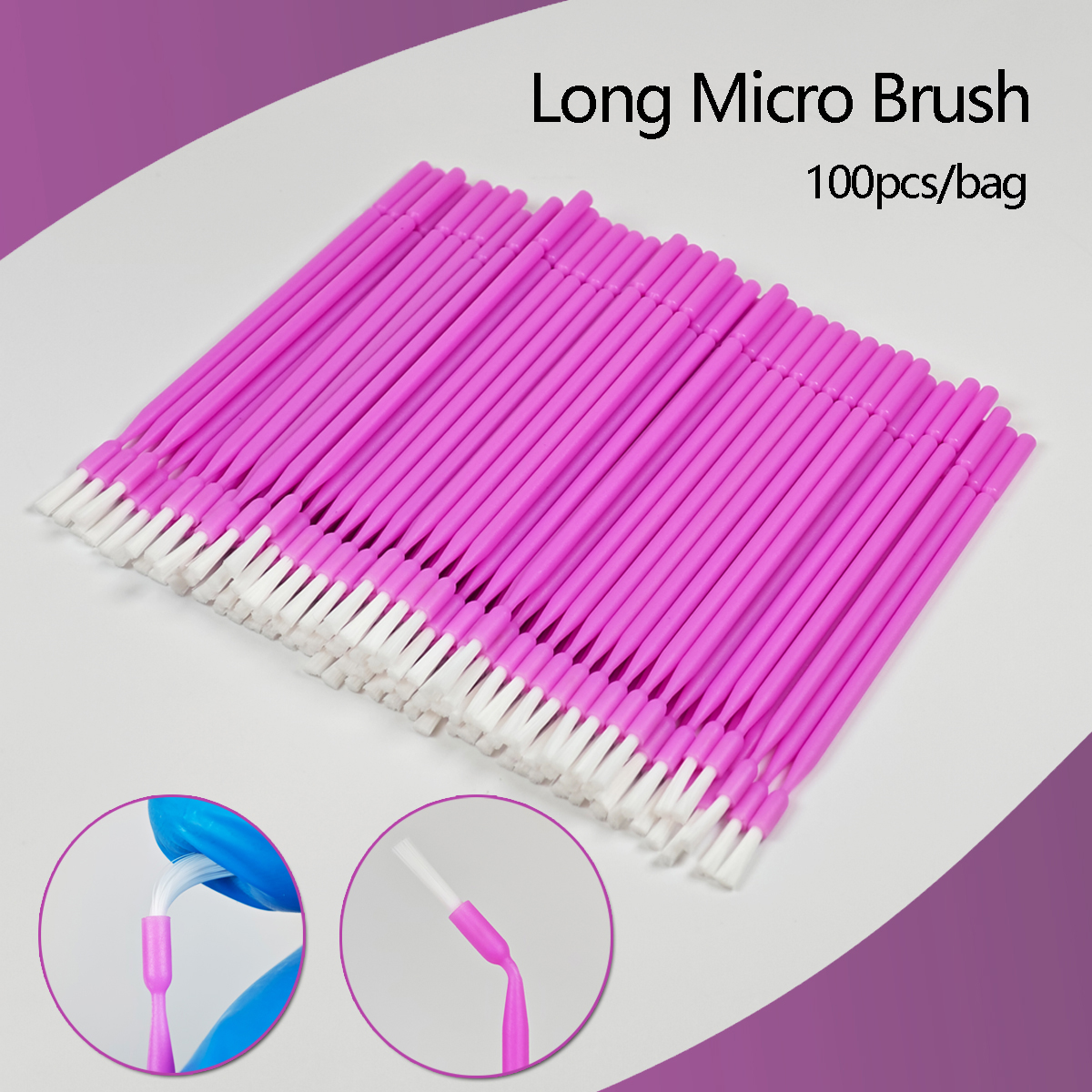 100Pcs Dental Disposable Micro - Teeth Whitening Brush reseña y precio