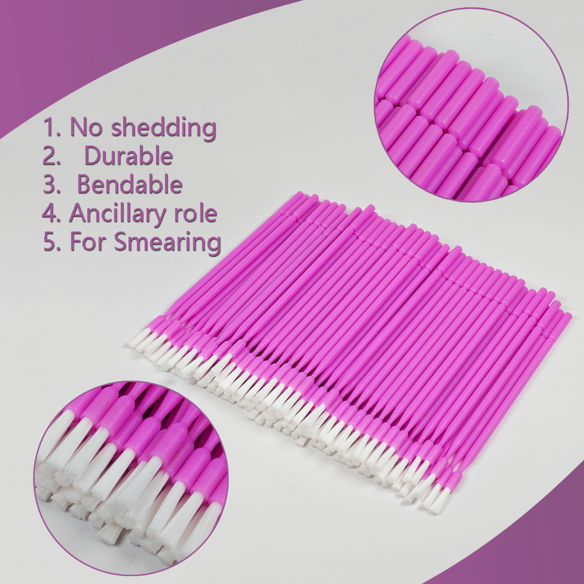 100Pcs Dental Disposable Micro - Teeth Whitening Brush reseña y precio