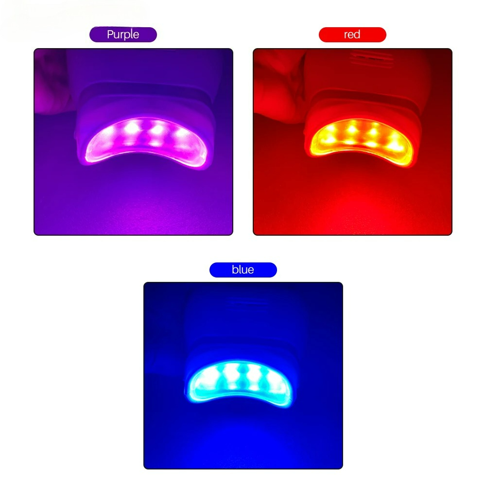 Adjustable 3 Colors LED Teeth  - Teeth Whitening Accelerator reseña y precio