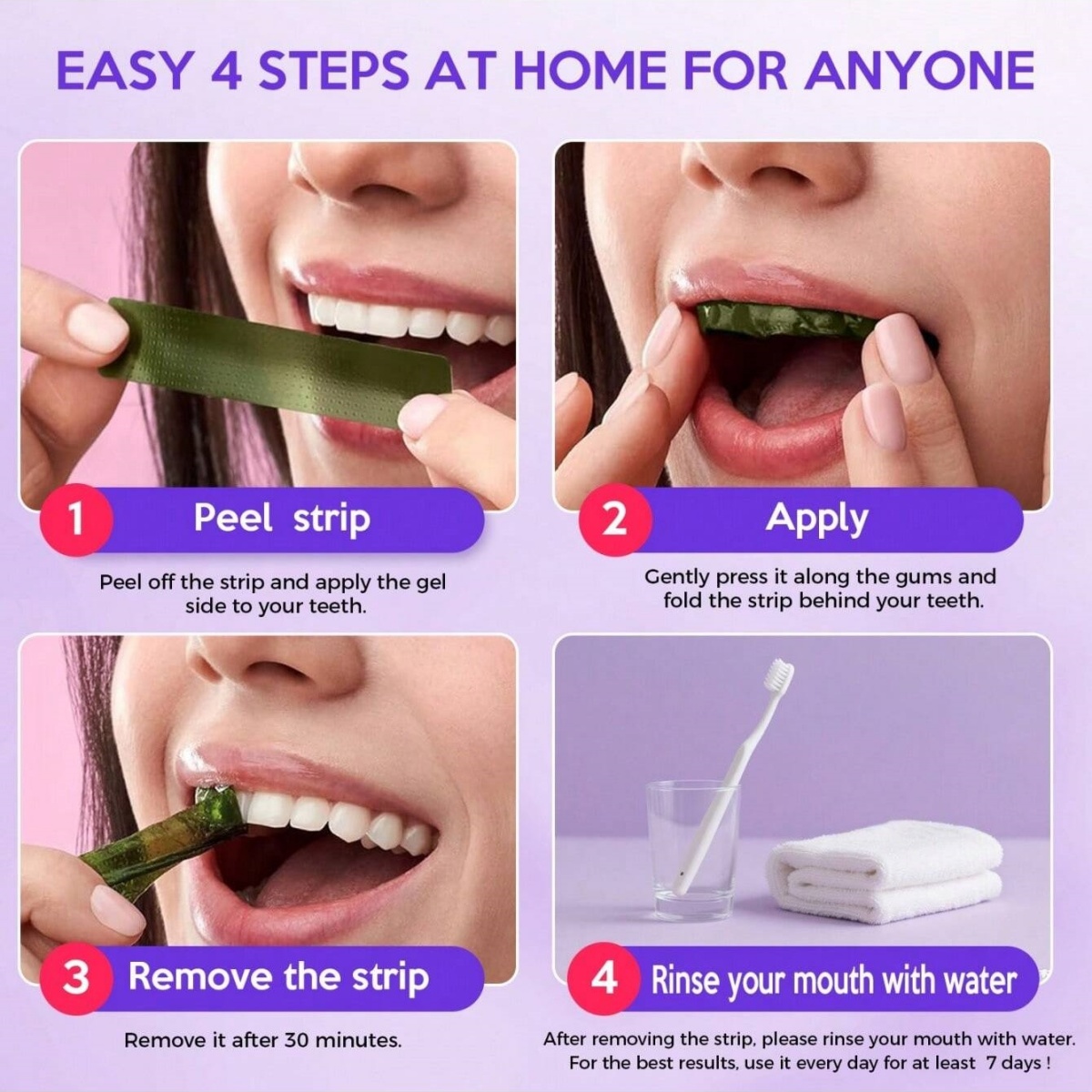 Deluxe Whitening Teeth Sticker - Teeth Whitening Quotes reseña y precio