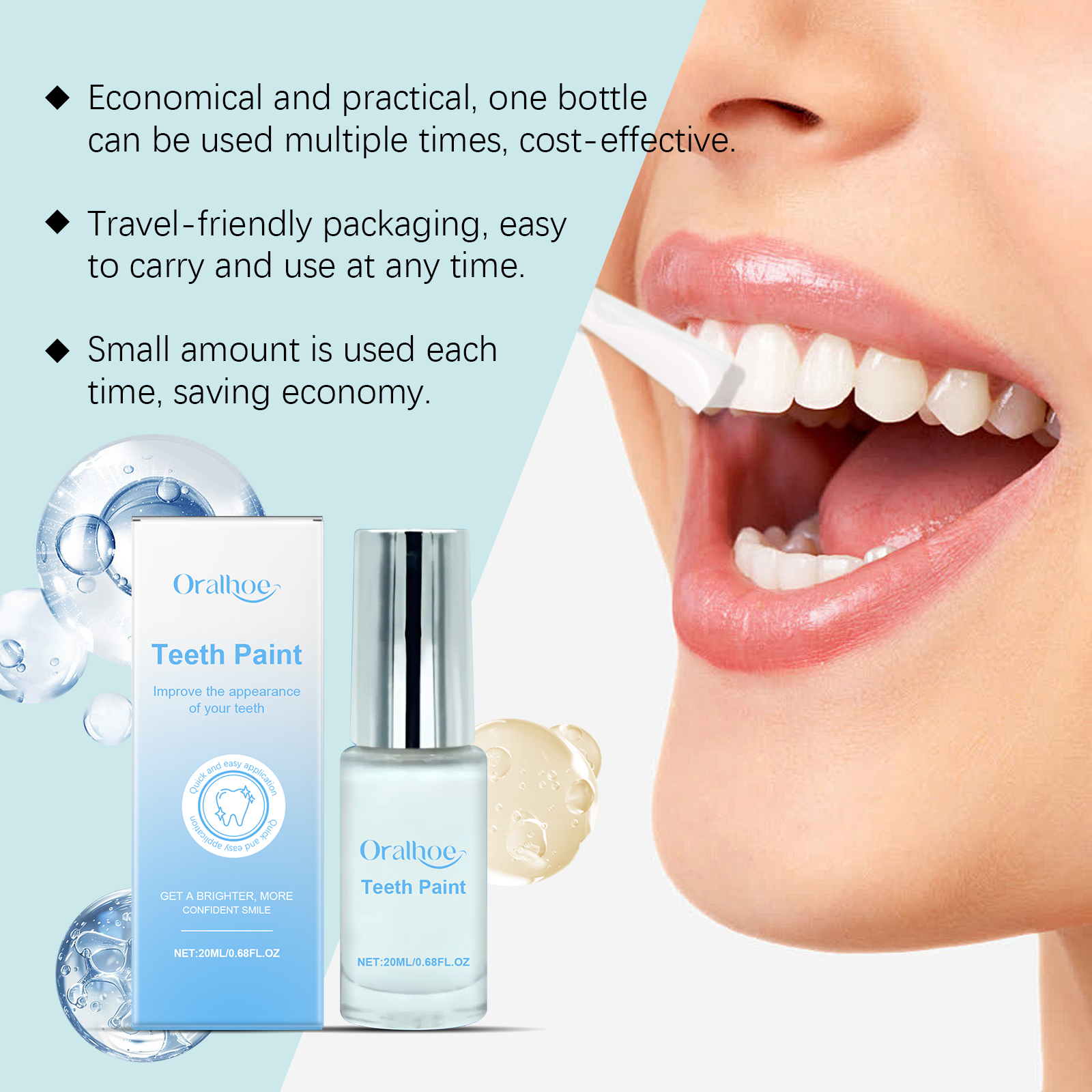 20ml Teeth Whitening Paint - I - Teeth Paint Whitening reseña y precio