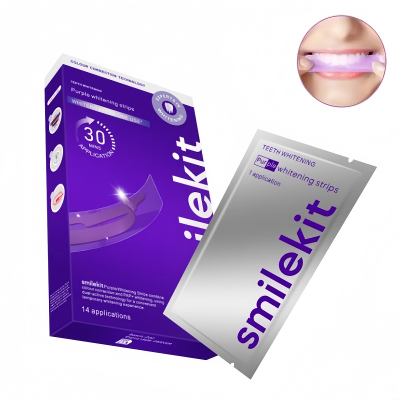 14 Pairs Purple Dental Strips  - Teeth Whitening Quotes reseña y precio