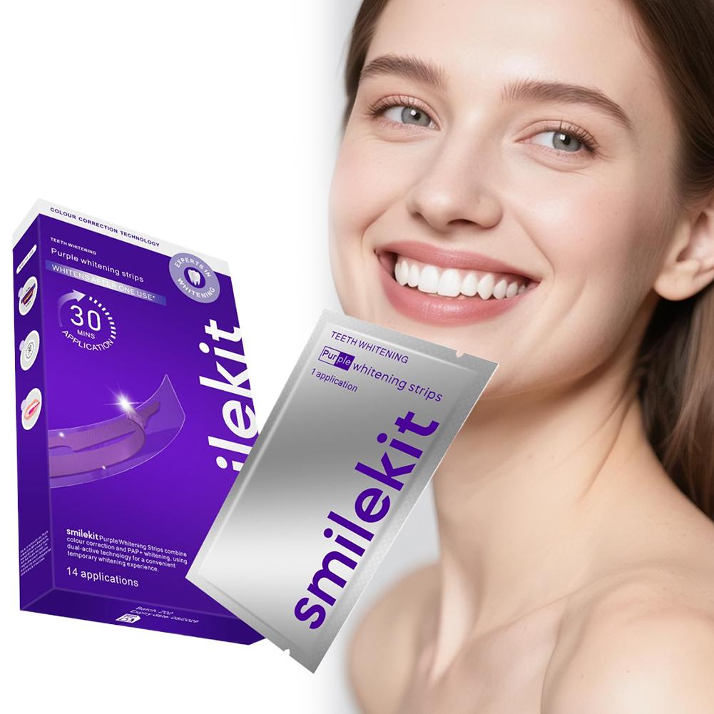 42Pairs Purple Teeth Whitening - Teeth Whitening Quotes reseña y precio