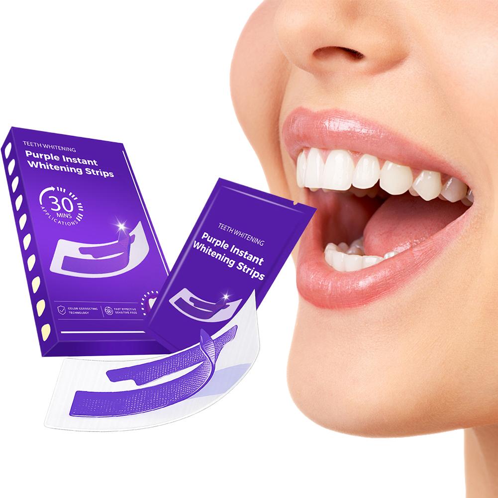 42Pairs Purple Teeth Whitening - Teeth Whitening Quotes reseña y precio
