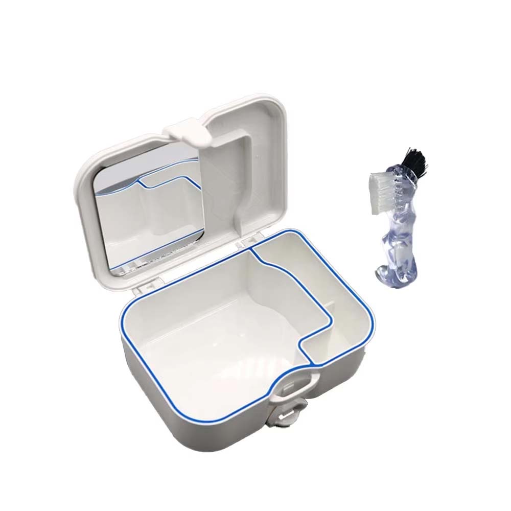 GULPOOE False Teeth Storage Bo - Teeth Whitening Brush reseña y precio