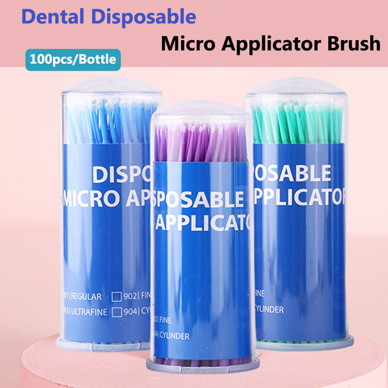 100Pcs Dentistry Materials Dis - Teeth Whitening Brush reseña y precio