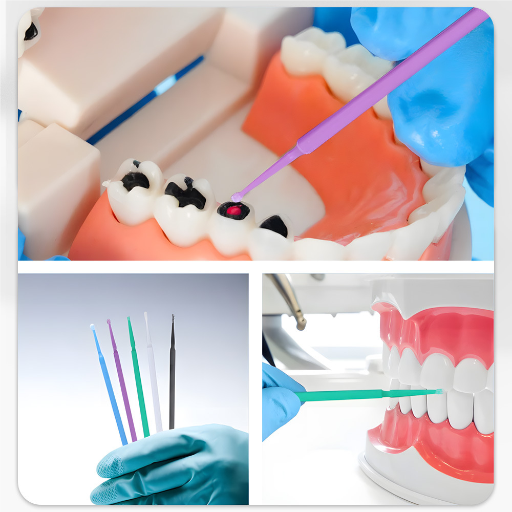 100Pcs Dentistry Materials Dis - Teeth Whitening Brush reseña y precio