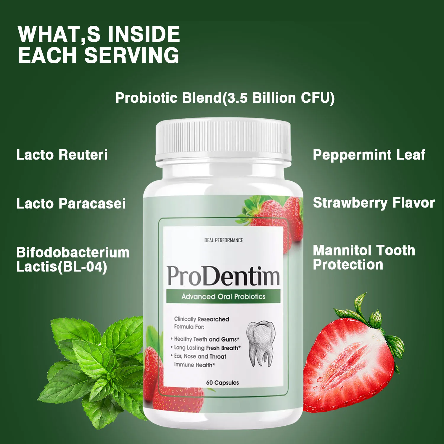 Advanced Oral Probiotics - Fre - Teeth Whitening Enzymes reseña y precio