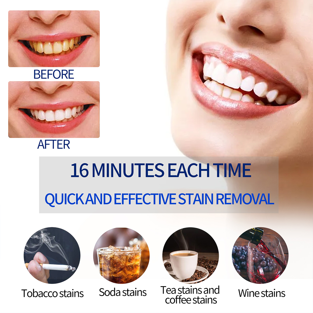 Portable Teeth Whitening Lamp  - Teeth Whitening Q&M reseña y precio