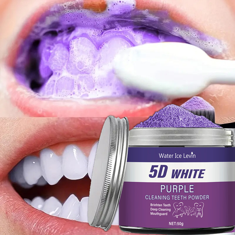 Purple Teeth Whitening Powder, - Teeth Whitening Quotes reseña y precio