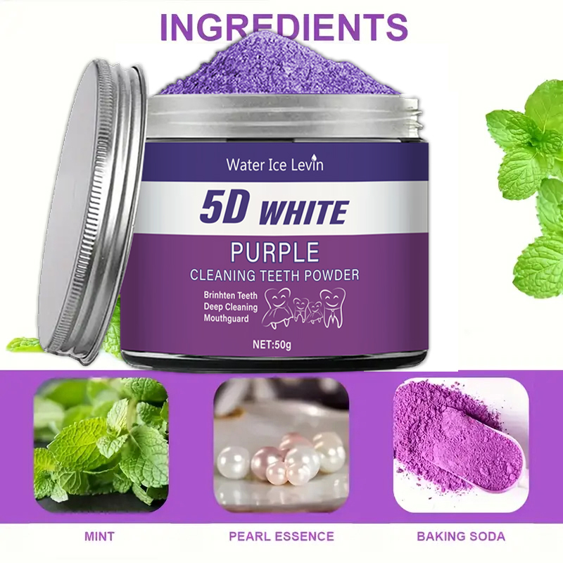 Purple Teeth Whitening Powder, - Teeth Whitening Quotes reseña y precio