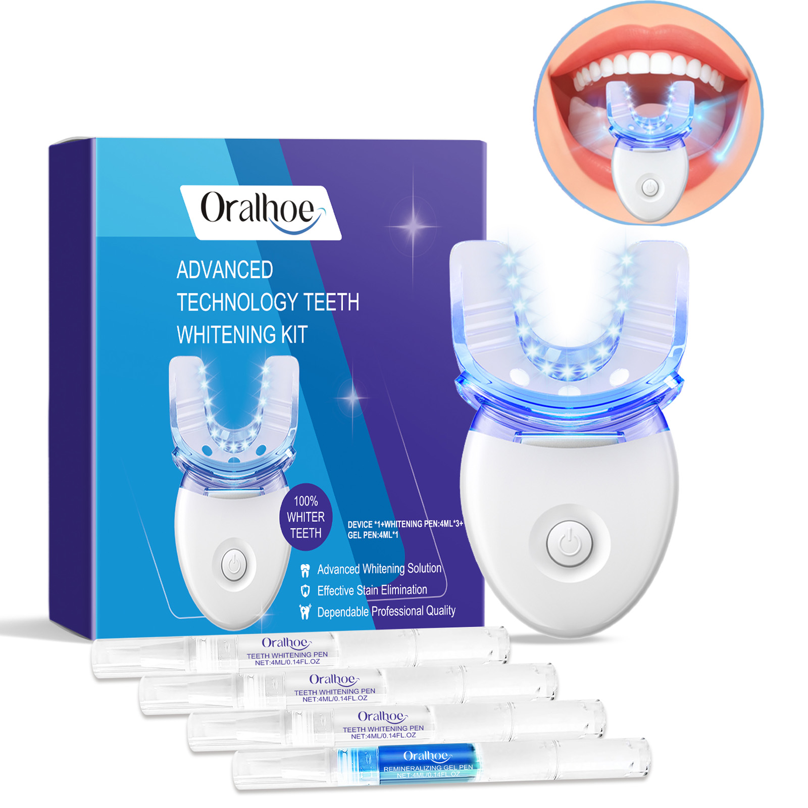 Professional Teeth Whitening L - Teeth Whitening Q&M reseña y precio