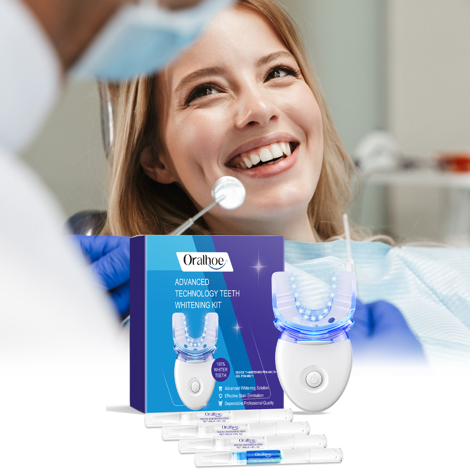Professional Teeth Whitening L - Teeth Whitening Q&M reseña y precio