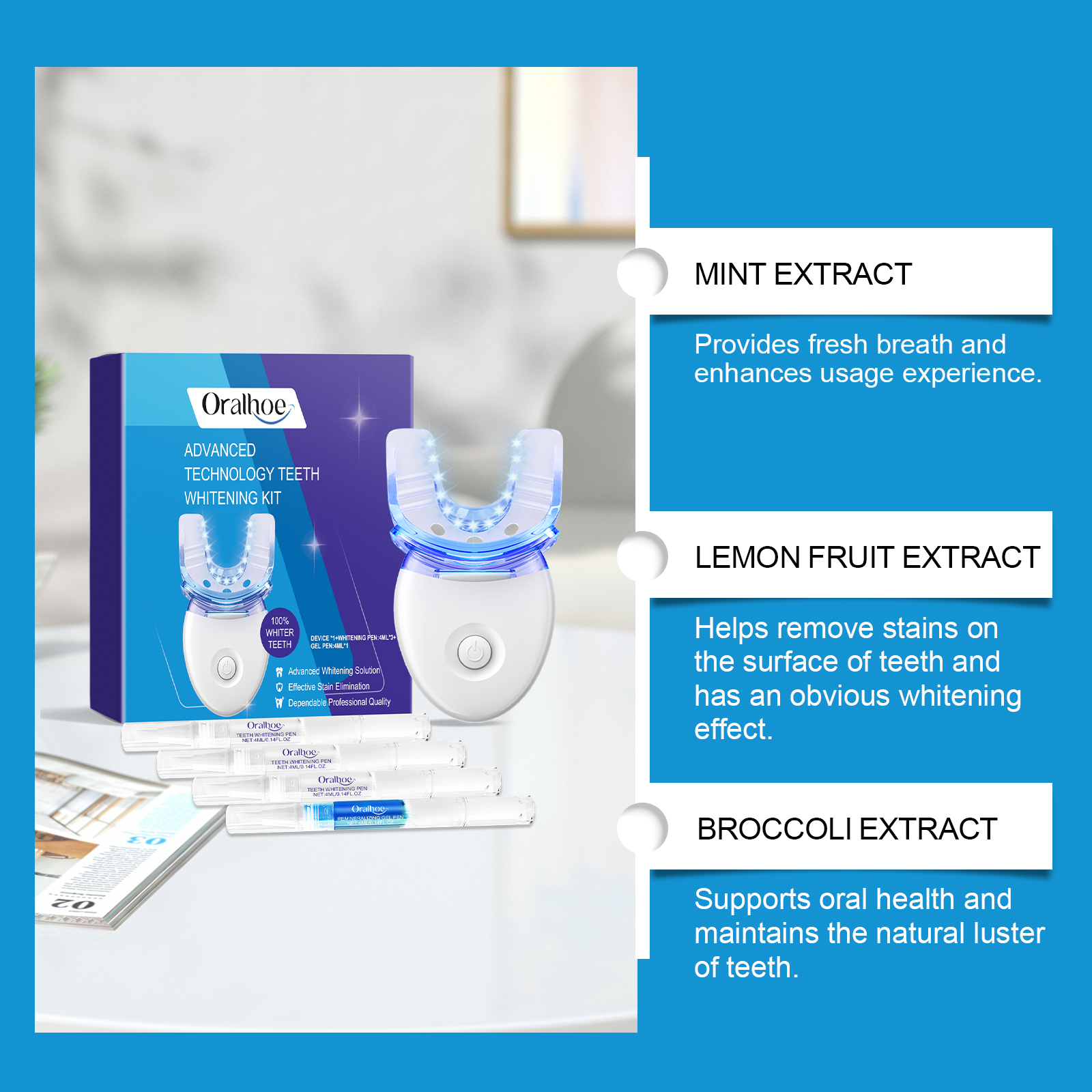 Professional Teeth Whitening L - Teeth Whitening Q&M reseña y precio
