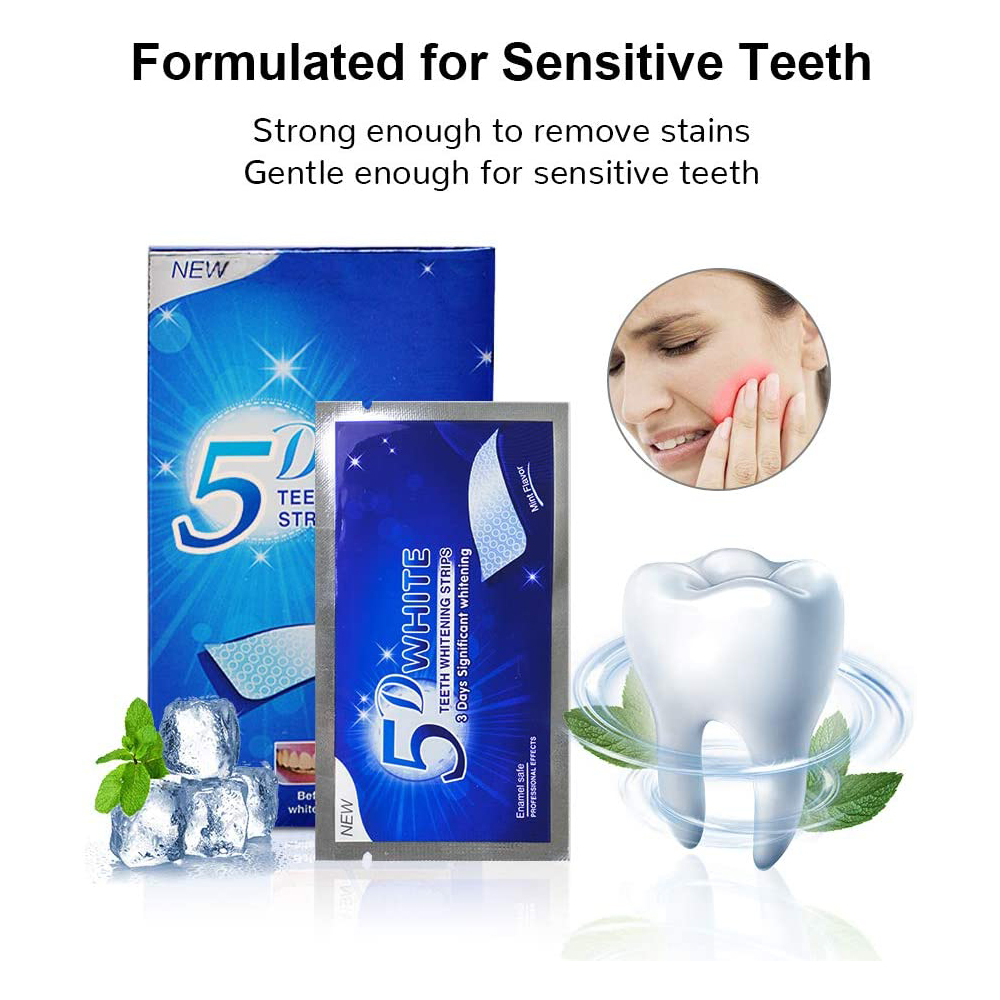 5D White Teeth Whitening Strip - Teeth Whitening Quotes reseña y precio