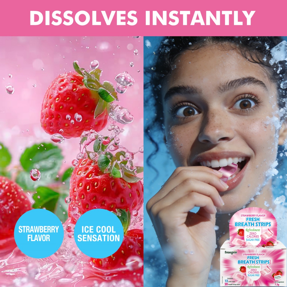 Breath Freshener Cool Strawber - Teeth Whitening In Office reseña y precio